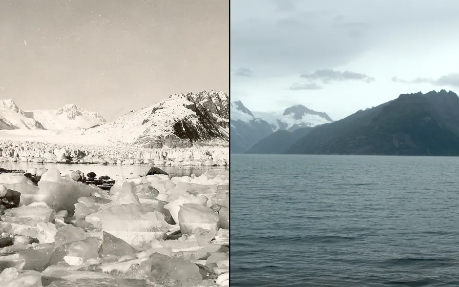 Northwestern Glacier melt, Alaska, 1940-2005